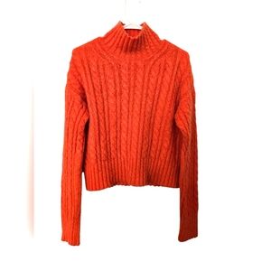 French Connection size L cable knit sweater
